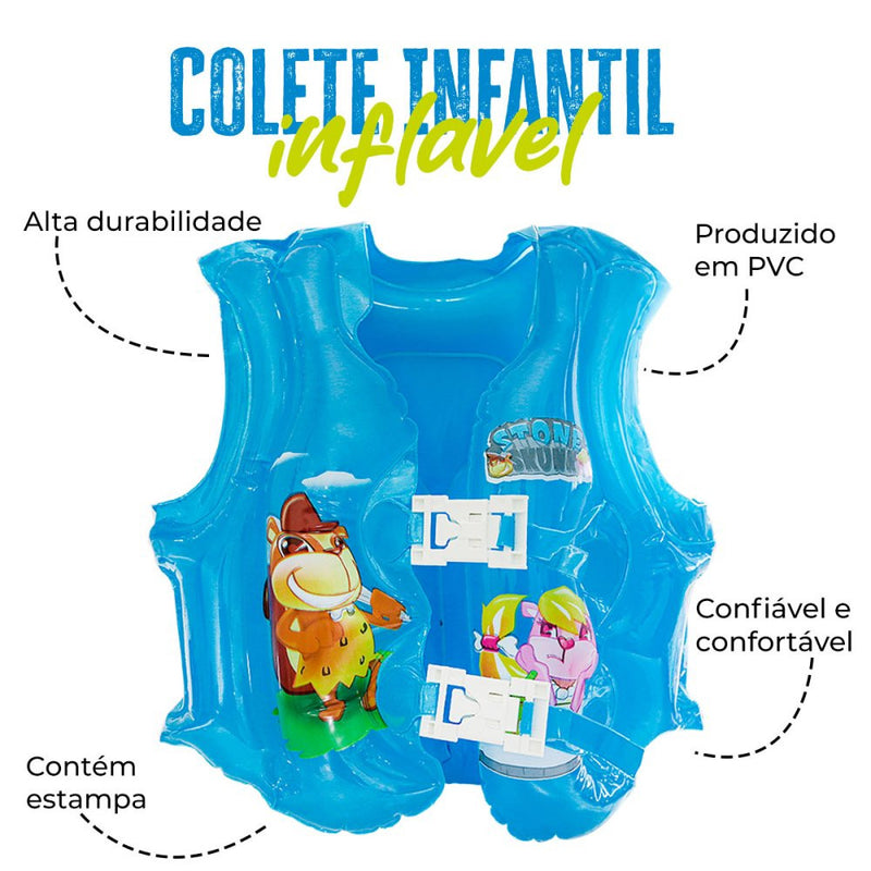 Colete Infantil Inflável - Azul